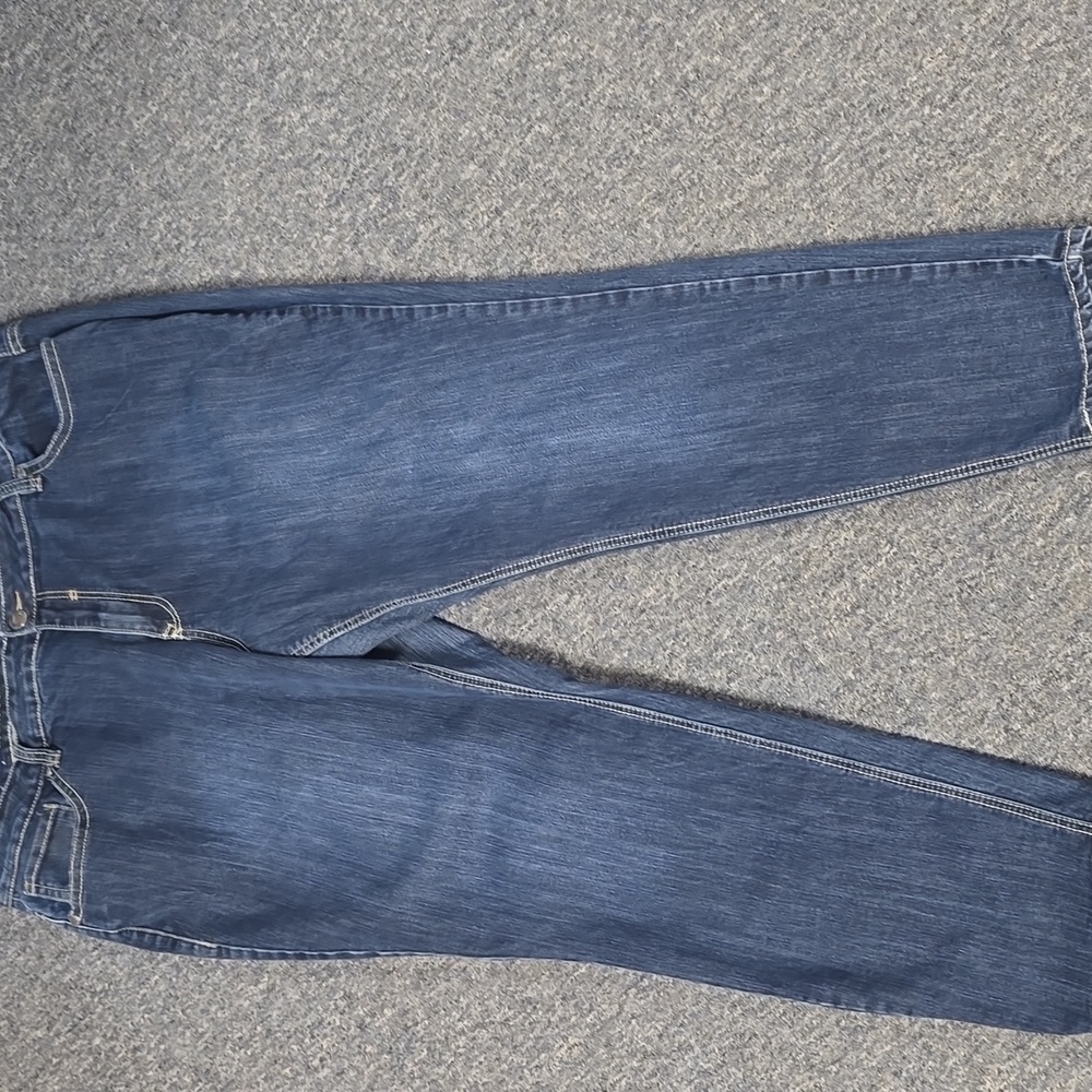 Avenue Denim Skinny 24 Blue Jeans, Plus Size